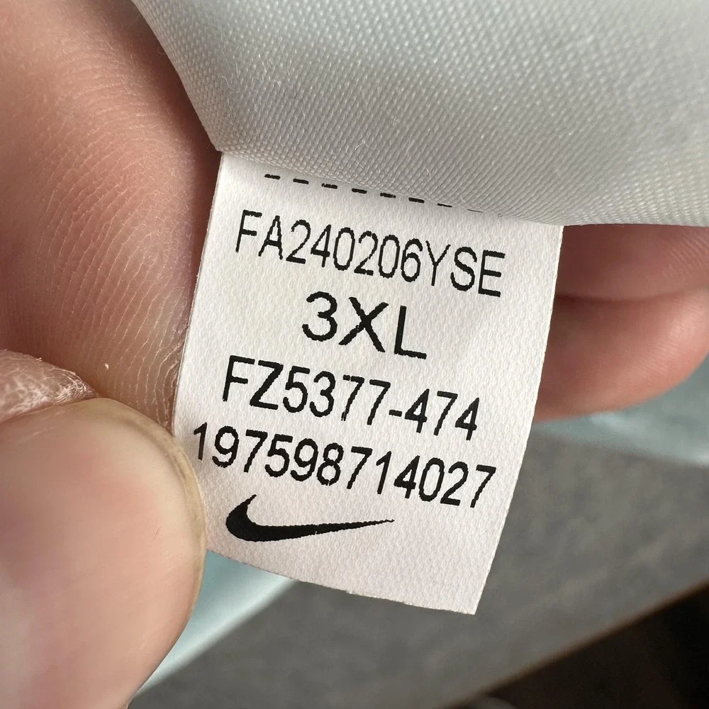 Nike Just Do It Shirt Mens 3XL Light Blue JDI Swoosh Graphic Tee FZ5377-474